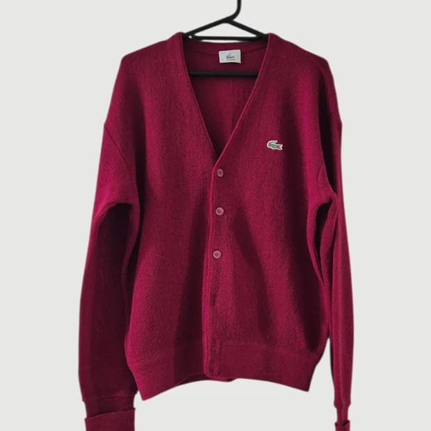 [95]라코스테 가벼울 울 가디건자켓