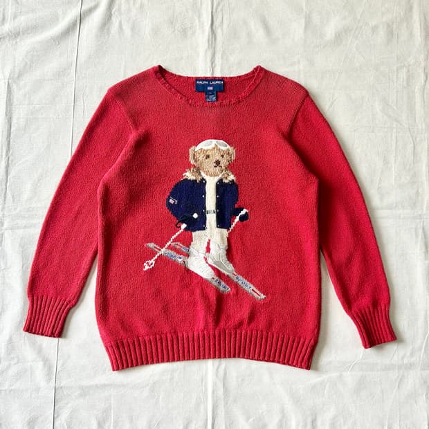 90s Ralph Lauren Polo Sport 폴로베어 스웨터
