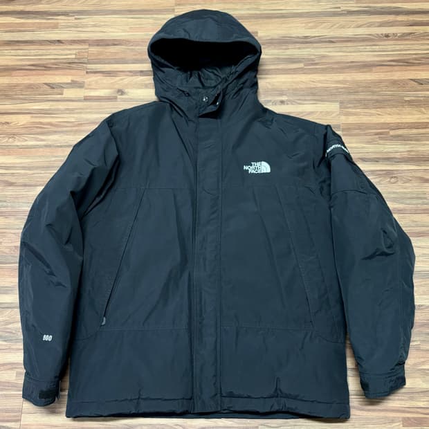 올드스쿨 노스페이스 600 필파워 골드윈 후드 패딩 파카 xl