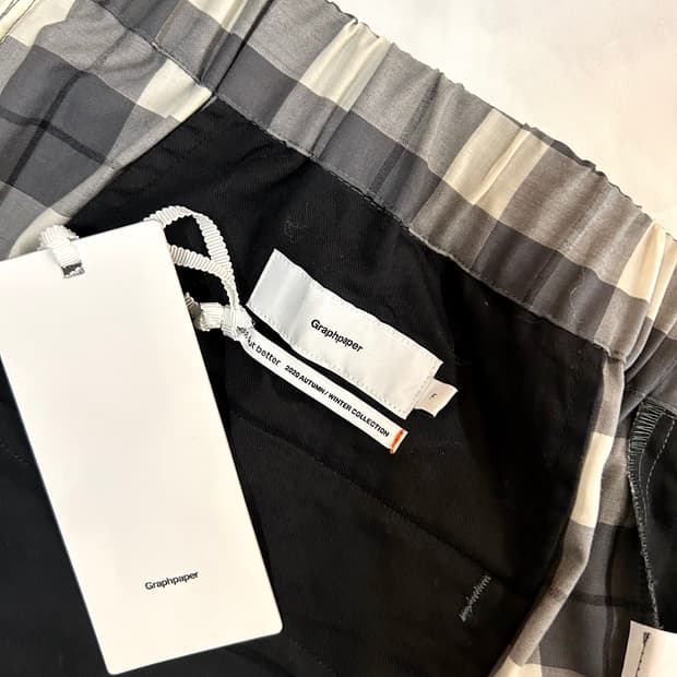 Graphpaper 그라프페이퍼 울  쉐프 팬츠