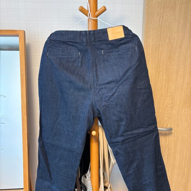 스티븐알란 원턱 크롭데님