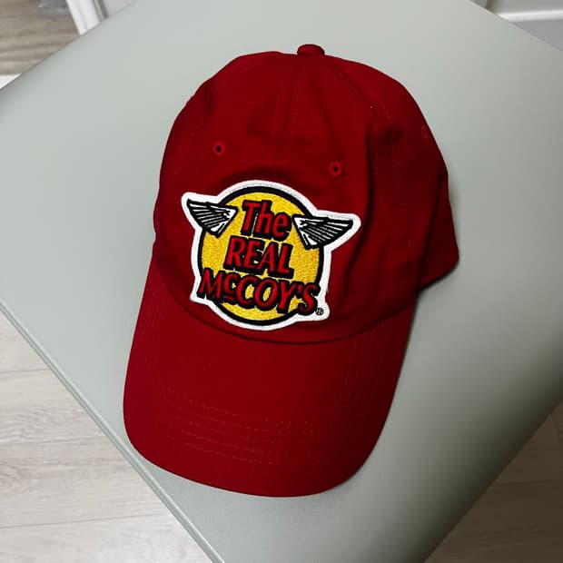 리얼맥코이 볼캡 레드