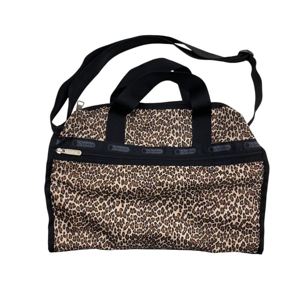 레스포삭 레오파드 보스턴백 3way