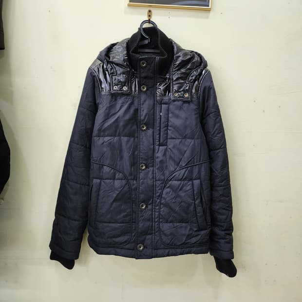 Calvin Klein Jeans CKJ 테크니컬 퀼팅 후드 자켓