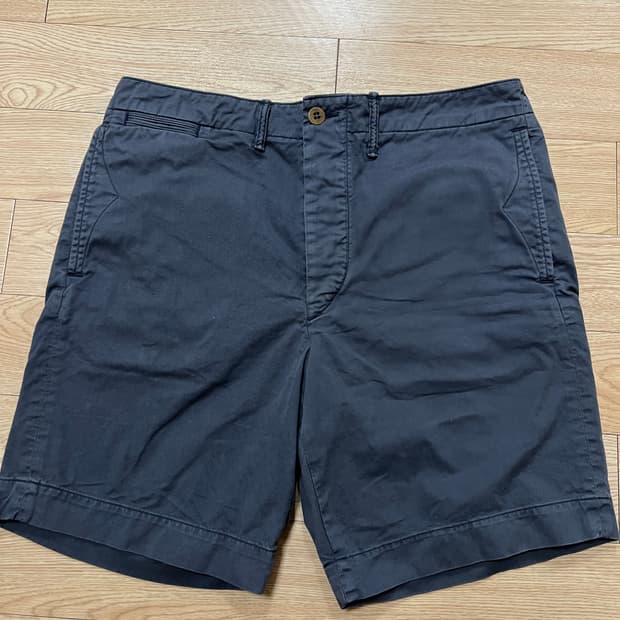 RRL 더블알엘 가먼트 다이 오피서 치노 쇼트 32 반바지 치노 쇼츠