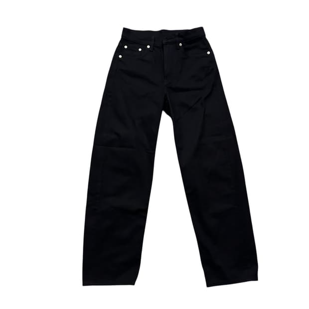 ARKET 아르켓 블랙 코튼 팬츠