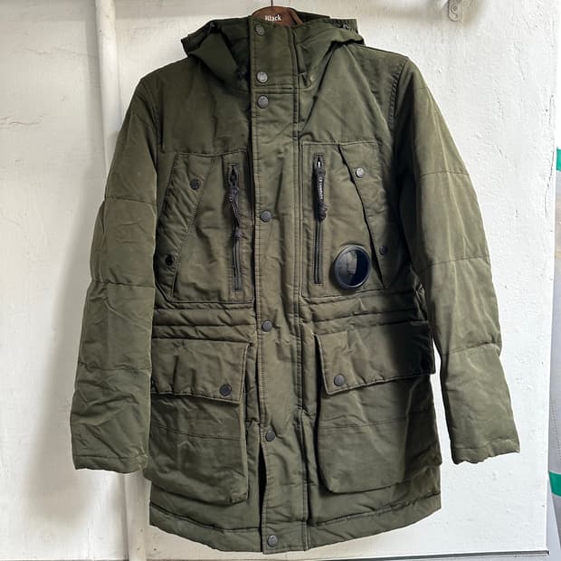 씨피컴퍼니 고글 패딩 자켓 95 (90)