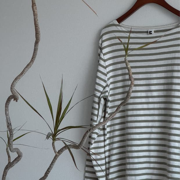 MHL. Round Neck Stripe T-shirt