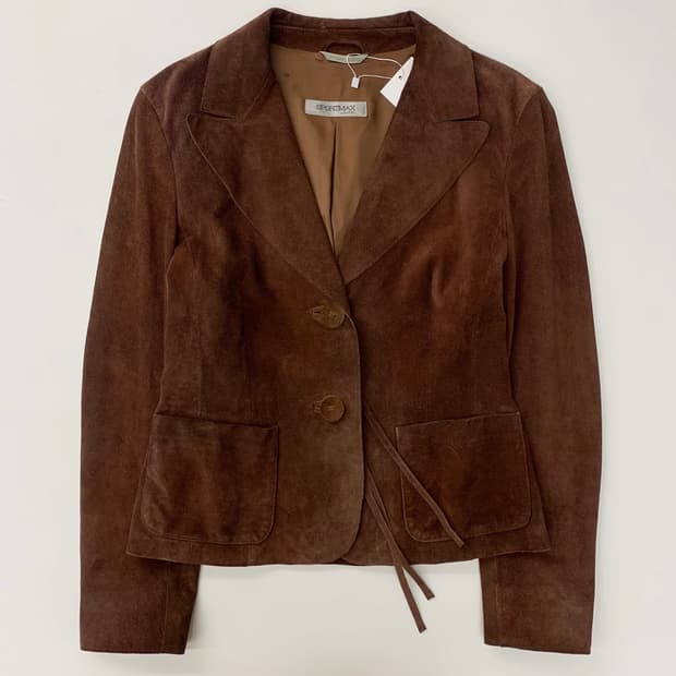 Sportmax 스포츠 막스 스웨이드 블레이저