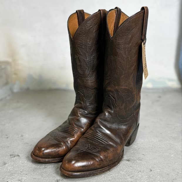Lucchese 루케스 카우보이 웨스턴 부츠 차심 가죽