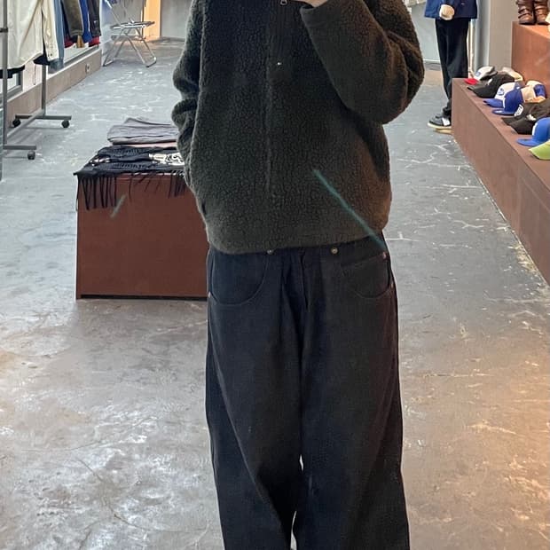 노스페이스 락 솔리드 하프집업 플리스 쟈켓 H1204