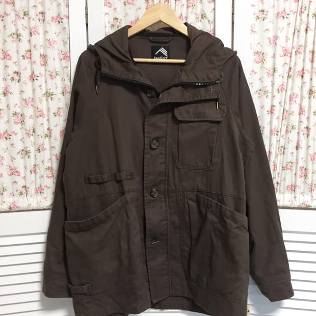 빈티지 다크초코 야상 자켓 