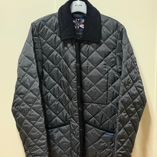 라벤햄 퀄팅 패딩 자켓