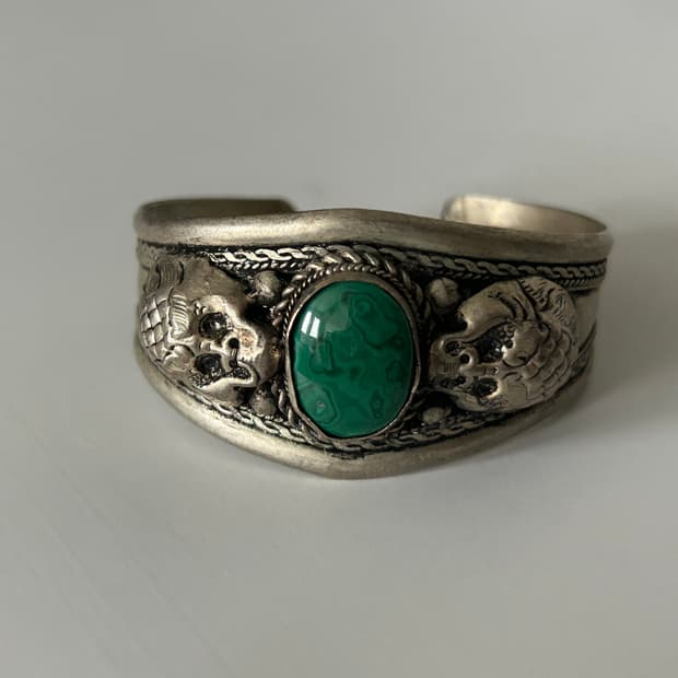 인도 빈티지 말라카이트 뱅글