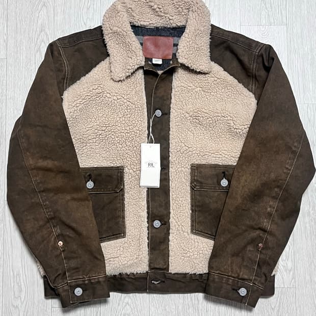 [M] RRL 더블알엘 데님 그리즐리 자켓 새상품