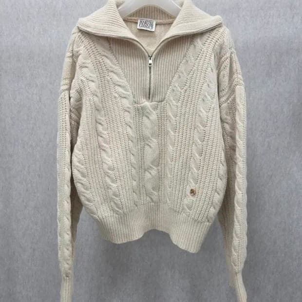 여성 os 마리떼프랑소와저버 울 캐시미어 혼방 니트 긴팔