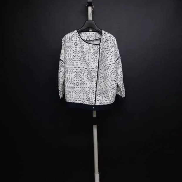 듀엘 춘하 펀칭 가디건 자켓 55