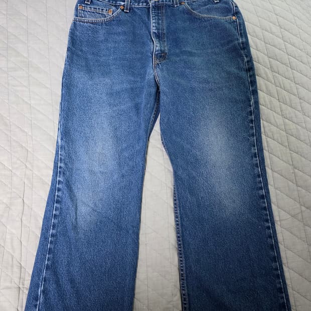 [38X32] 00s 빈티지 리바이스 517 부츠컷 데님 인디고 2