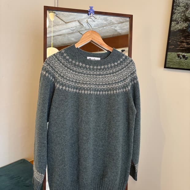 Harley of Scotland 할리오브스코틀랜드 페어아일 체크 스웨터