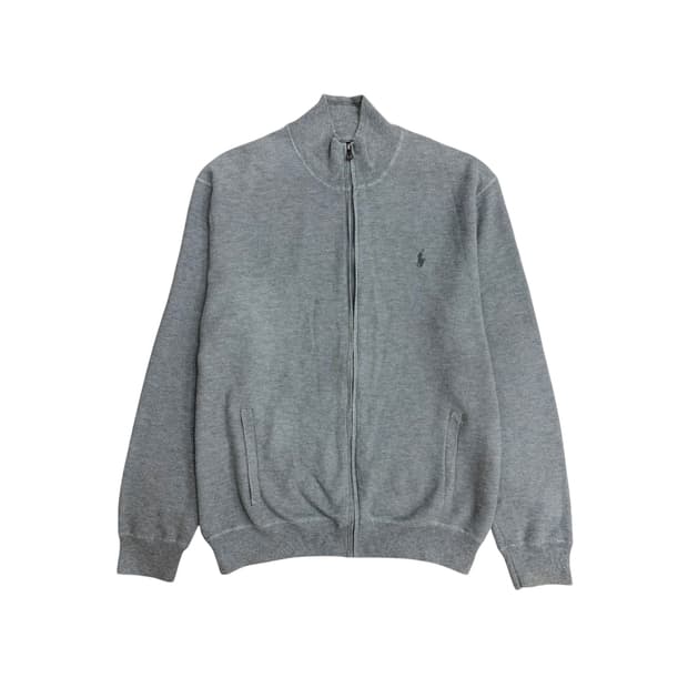 폴로 랄프로렌 그레이 니트 집업 가디건 xl 실측 110 xxl 정도