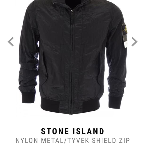스톤아일랜드 나일론 메탈 타이벡 쉴드 자켓