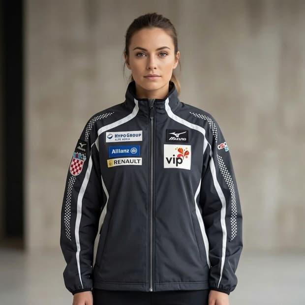 미즈노 크로아티아 스키 바람막이 윈드브레이커 L 100~105