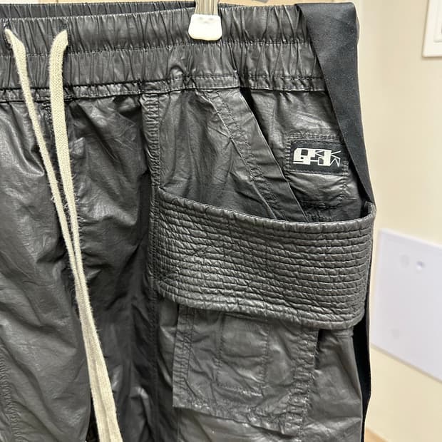 Rick owens 릭오웬스 태권도 크리치 카고 팬츠