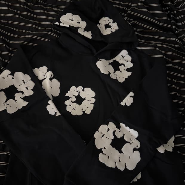 데님티어스 후드티 블랙