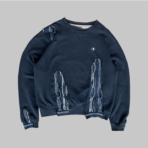 knit pattern sweatshirt no.4