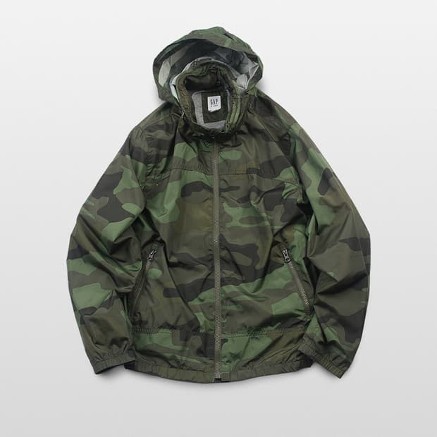 GAP Camo Hood Windbreaker