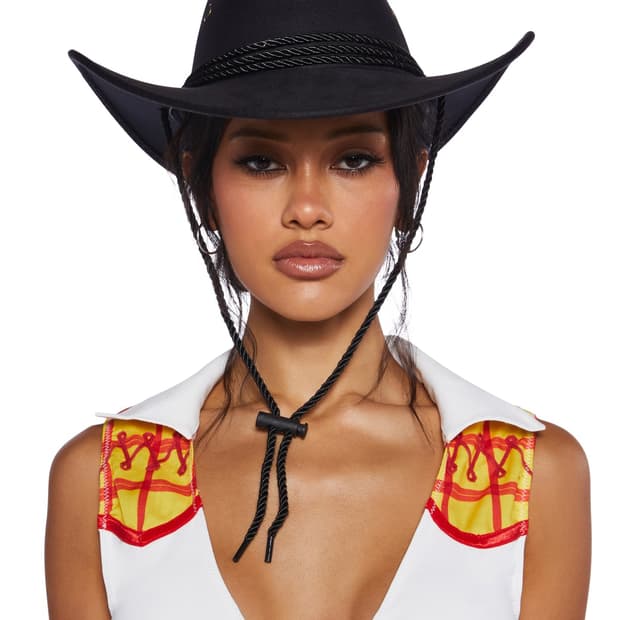 Dollskill 돌스킬 Black Old Town Cowboy Hat