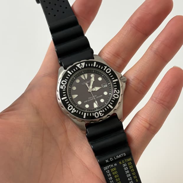 1990s Eco-Drive Air Diver Quartz