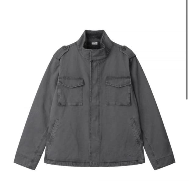 어스지구 피그먼트 웜 필드 자켓 차콜