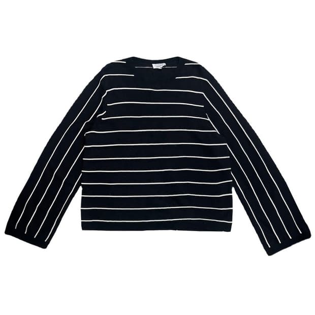 & OTHER STORIES 단가라 니트 스웨터 M