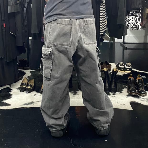 Japanese vtg 그레이 카고팬츠