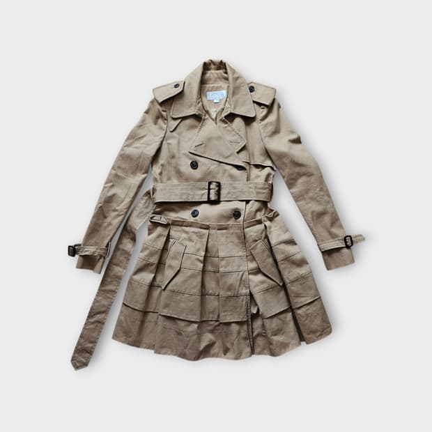 S 44 55) JILL by Jillstuart 트렌치 코트 베이지 간