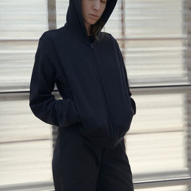 [008] lounge hoodie zipup black 3