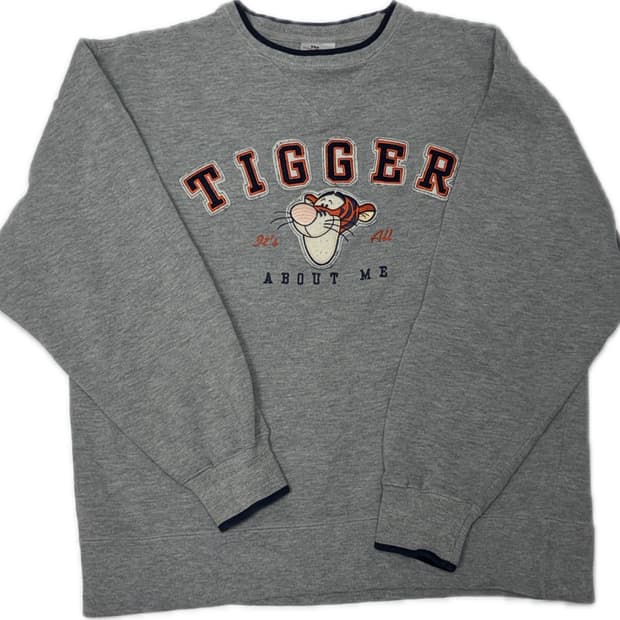 90s 빈티지 디즈니 티거 스웻셔츠 맨투맨 S 실측(M)