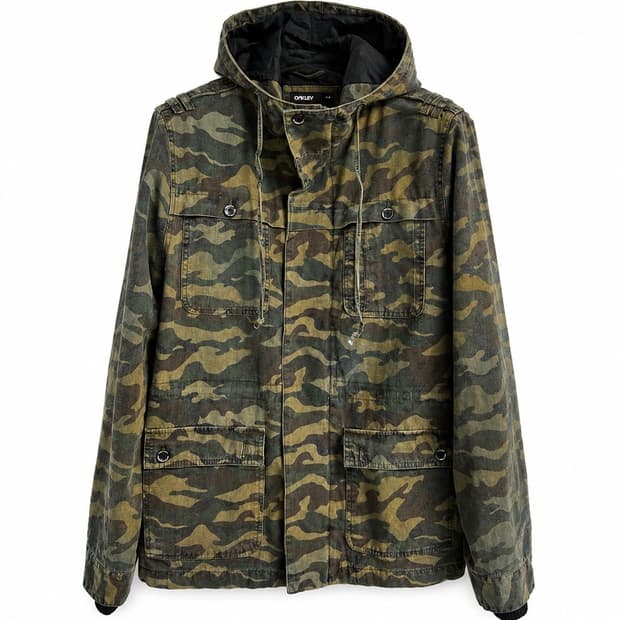 Oakley vintage camouflage hooded jacke