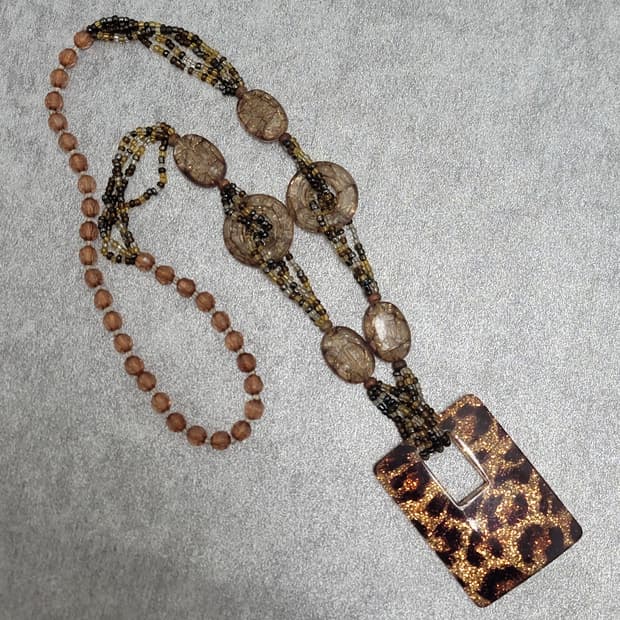 오리엔탈 빈티지목걸이