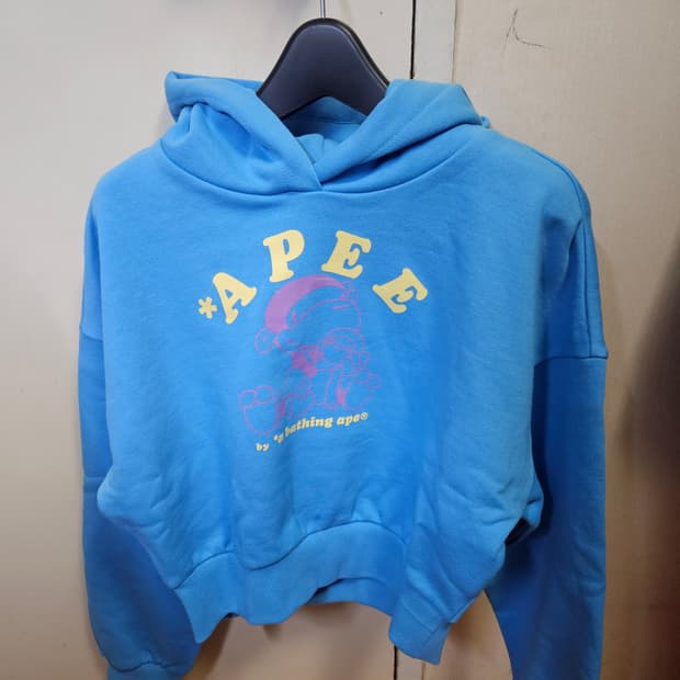 XS) 베이프 에이피 Bape Apee 후드티