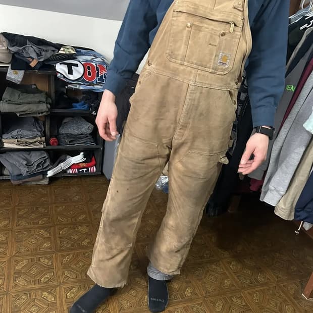 빈티지 칼하트 오버롤