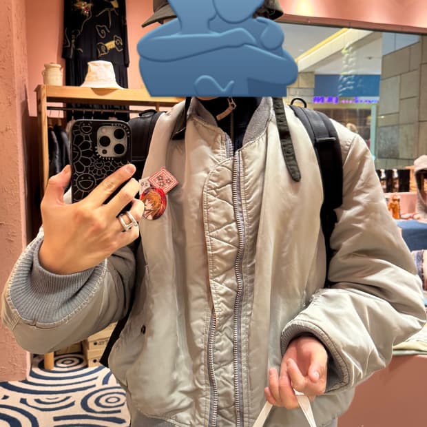 알파인더스트리 90s MA-1 마원 건메탈 베트멍 핏