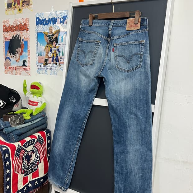 Levis 리바이스 501 버튼플라이 스트레이트 데님 팬츠