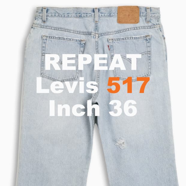 빈티지 리바이스 517 연청 90s USA 36 인치 LV5173886