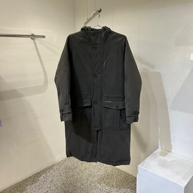 맥그리거 후드 롱 야상 점퍼