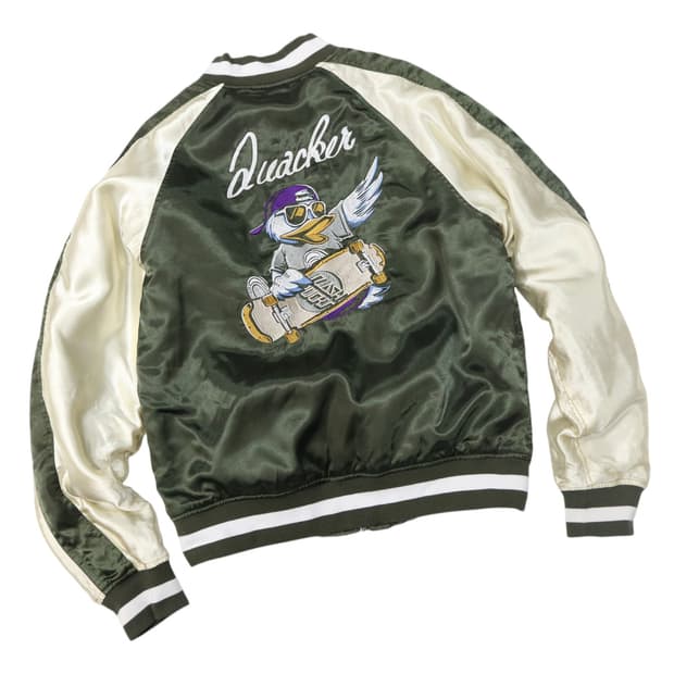 BONE SOUL 본소울 덕커 스케이트보드 자수 스카잔 점퍼 (M)