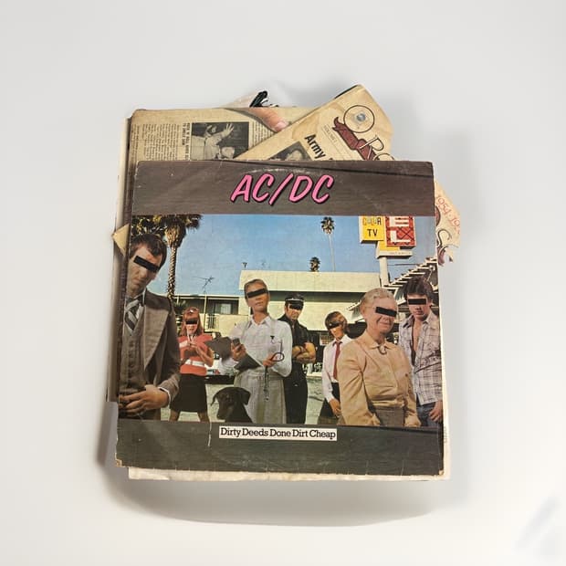 ACDC Dirty Deeds 티셔츠