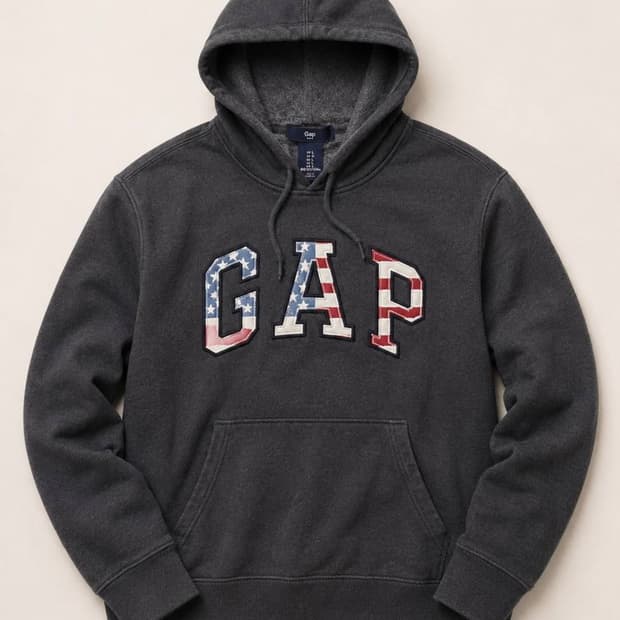 GAP 갭 성조기 후드 티