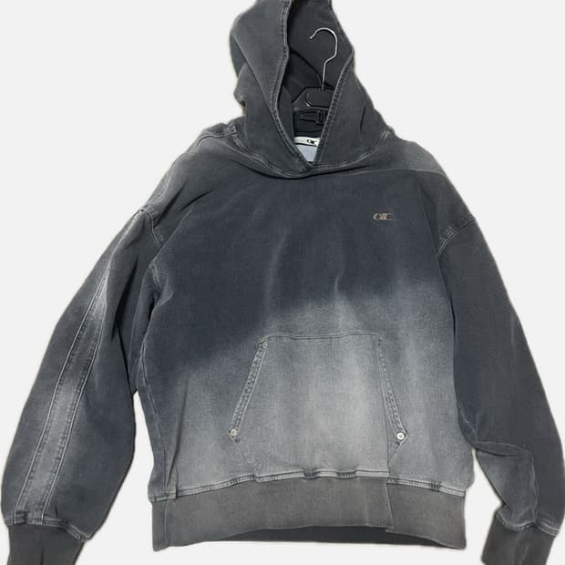 Oioi 워싱 피그먼트 후디